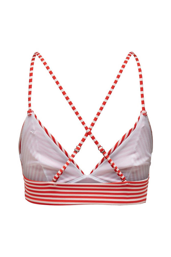 ONLKITTY TRIANGLE BIKINI TOP - ΚΟΚΚΙΝΟ