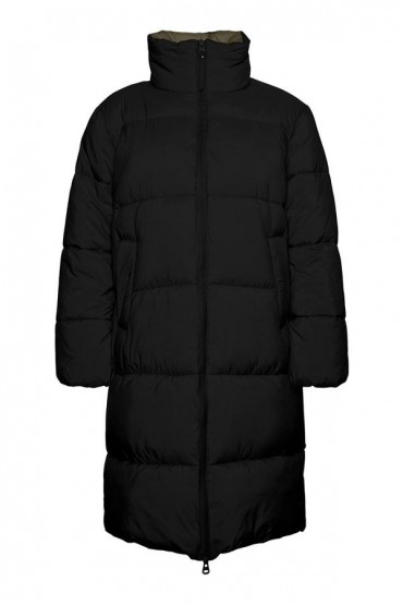VMAUTUMN LONG COAT GA - ΜΑΥΡΟ