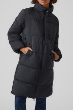 VMAUTUMN LONG COAT GA - ΜΑΥΡΟ