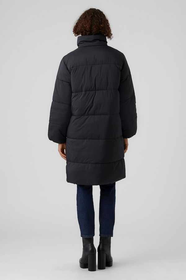 VMAUTUMN LONG COAT GA - ΜΑΥΡΟ