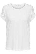ONLMOSTER S/S O-NECK TOP NOOS JRS - ΛΕΥΚΟ