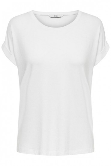 ONLMOSTER S/S O-NECK TOP NOOS JRS - ΛΕΥΚΟ