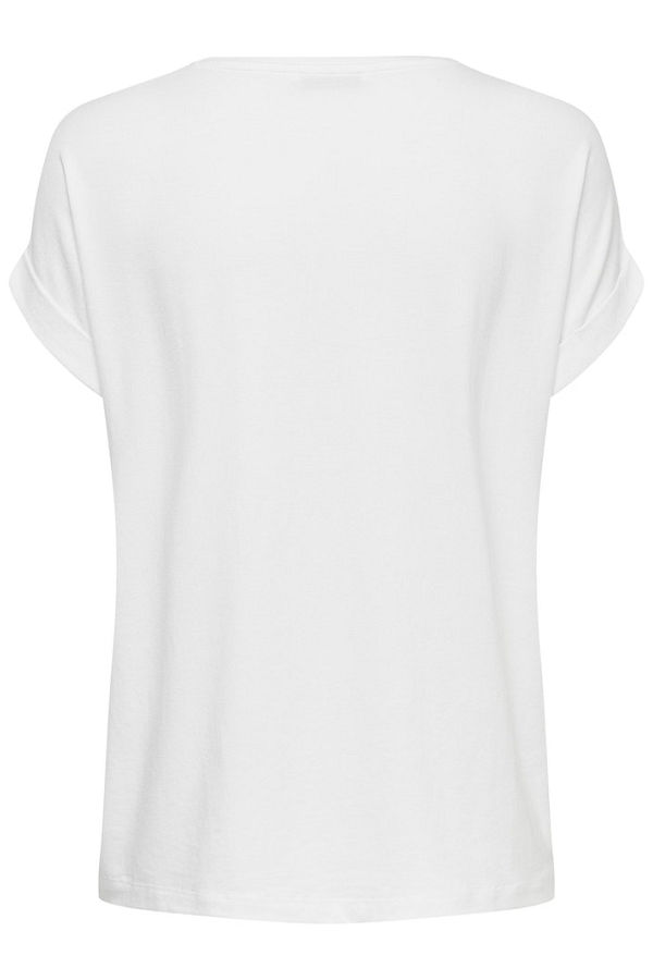 ONLMOSTER S/S O-NECK TOP NOOS JRS - ΛΕΥΚΟ