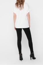 ONLMOSTER S/S O-NECK TOP NOOS JRS - ΛΕΥΚΟ