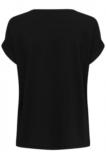 ONLMOSTER S/S O-NECK TOP NOOS JRS - ΜΑΥΡΟ