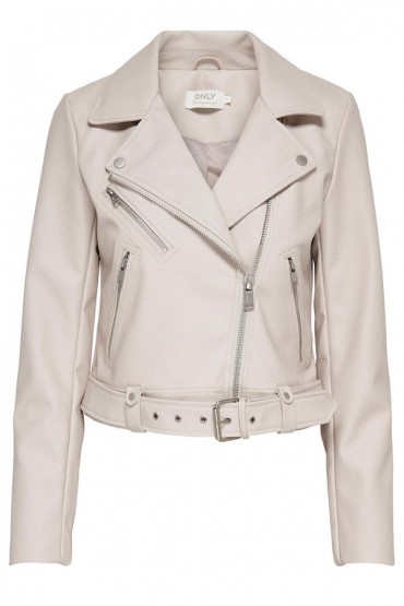 ONLVERA FAUX LEATHER BIKER CC OTW - ΜΠΕΖ