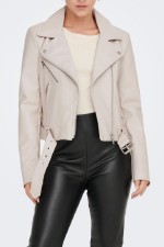 ONLVERA FAUX LEATHER BIKER CC OTW - ΜΠΕΖ