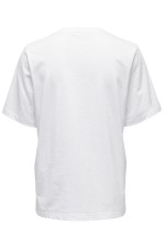 ONLONLY S/S TEE JRS NOOS - ΛΕΥΚΟ