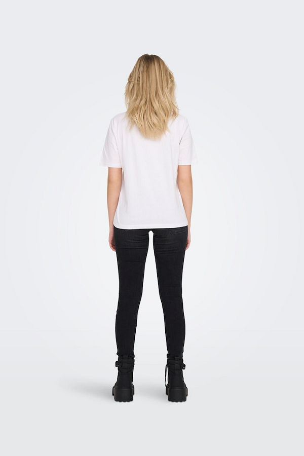ONLONLY S/S TEE JRS NOOS - ΛΕΥΚΟ
