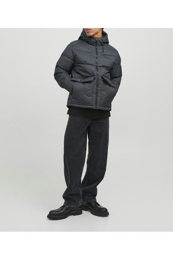 JORVESTEBRO PUFFER JACKET - ΓΚΡΙ