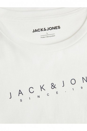 JJSETRA TEE CREW NECK - ΛΕΥΚΟ