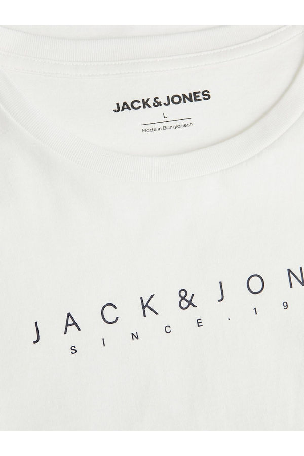 JJSETRA TEE CREW NECK - ΛΕΥΚΟ