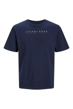 JJSETRA TEE CREW NECK - ΜΠΛΕ