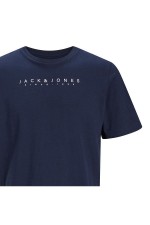 JJSETRA TEE CREW NECK - ΜΠΛΕ