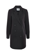 NMDAKOTA L/S BLAZER DRESS WVN WK - ΜΑΥΡΟ