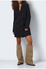 NMDAKOTA L/S BLAZER DRESS WVN WK - ΜΑΥΡΟ