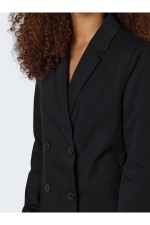 NMDAKOTA L/S BLAZER DRESS WVN WK - ΜΑΥΡΟ