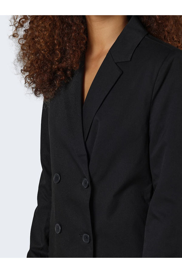 NMDAKOTA L/S BLAZER DRESS WVN WK - ΜΑΥΡΟ