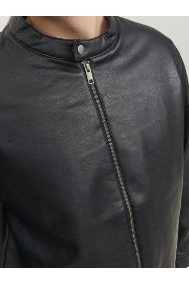 JJEROCKY CLEAN JACKET NOOS PLS - ΜΑΥΡΟ