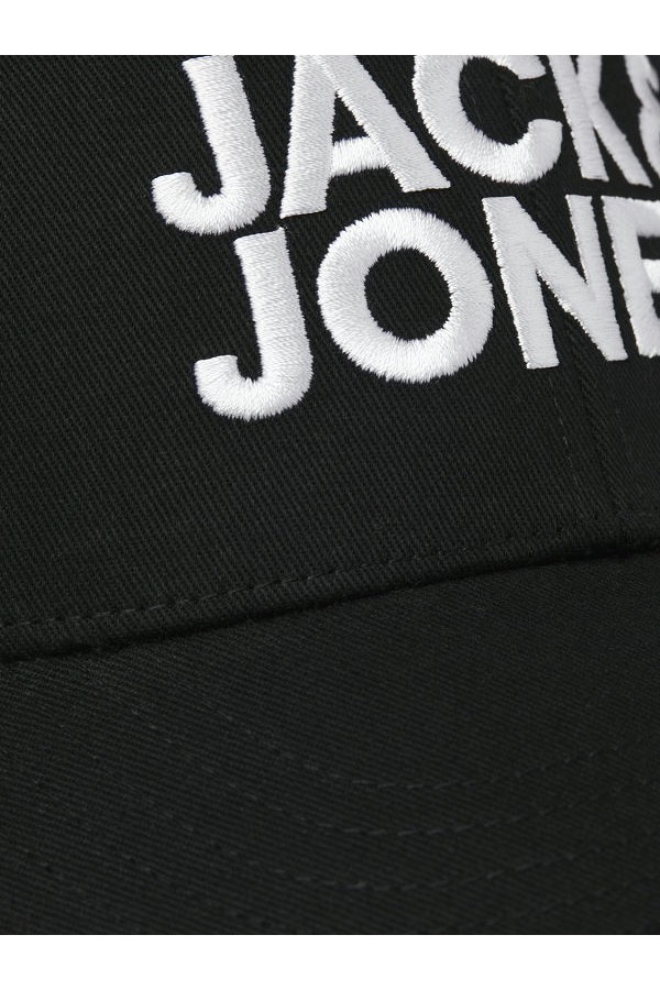JACGALL BASEBALL CAP NOOS - ΜΑΥΡΟ
