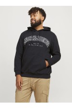 JJECALEB VARSITY SWEAT HOOD NOOS PLS - ΜΑΥΡΟ