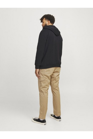 JJECALEB VARSITY SWEAT HOOD NOOS PLS - ΜΑΥΡΟ