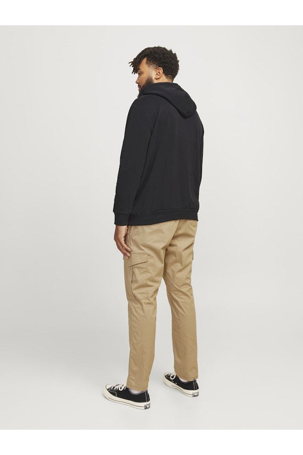 JJECALEB VARSITY SWEAT HOOD NOOS PLS - ΜΑΥΡΟ