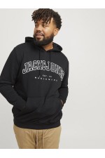 JJECALEB VARSITY SWEAT HOOD NOOS PLS - ΜΑΥΡΟ