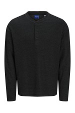 JORAUSTIN HENLEY LS CN STYD AW24 - ΜΑΥΡΟ