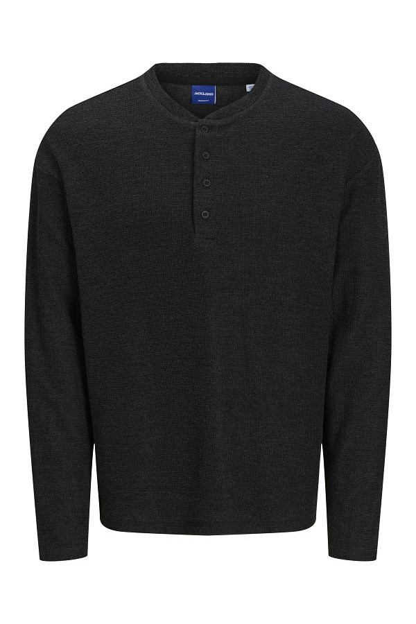 JORAUSTIN HENLEY LS CN STYD AW24 - ΜΑΥΡΟ