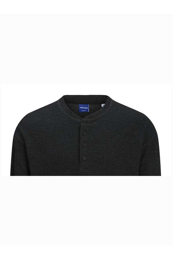 JORAUSTIN HENLEY LS CN STYD AW24 - ΜΑΥΡΟ