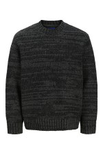 JORWINTER SPACE DYE KNIT STYD AW24 - ΜΑΥΡΟ