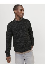 JORWINTER SPACE DYE KNIT STYD AW24 - ΜΑΥΡΟ