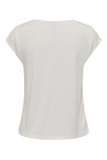 ONLFREE S/S MOD V-NECK TOP JRS NOOS - ΛΕΥΚΟ