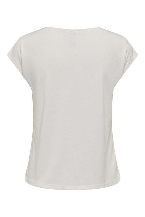 ONLFREE S/S MOD V-NECK TOP JRS NOOS - ΛΕΥΚΟ