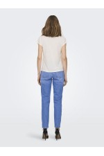 ONLFREE S/S MOD V-NECK TOP JRS NOOS - ΛΕΥΚΟ