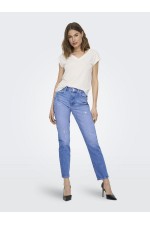 ONLFREE S/S MOD V-NECK TOP JRS NOOS - ΛΕΥΚΟ