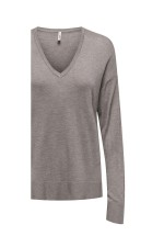 ONLVIENNA LS V-NECK CC KNT NC-24 - ΚΑΦΕ