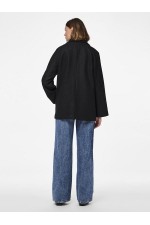 PCMARBEL COAT NOOS - ΜΑΥΡΟ