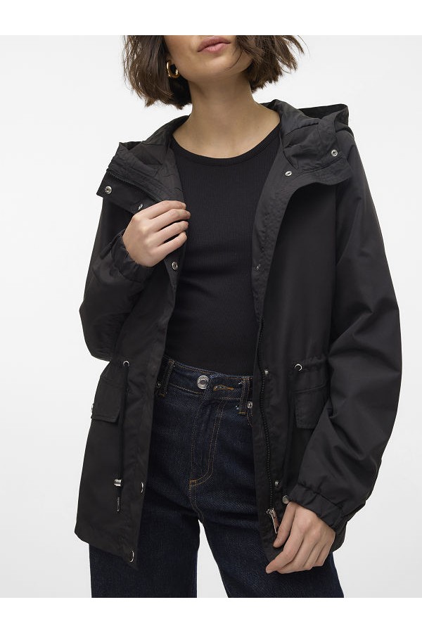 VMPAISLEY PARKA JACKET NOOS - ΜΑΥΡΟ