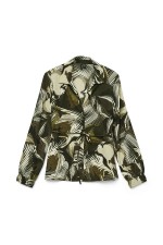 VMRUBY FIE LS BELT SHIRT WVN GA - ΠΡΑΣΙΝΟ