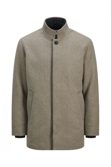 JJEHARRISON WOOL BLEND JACKET SN - ΜΠΕΖ