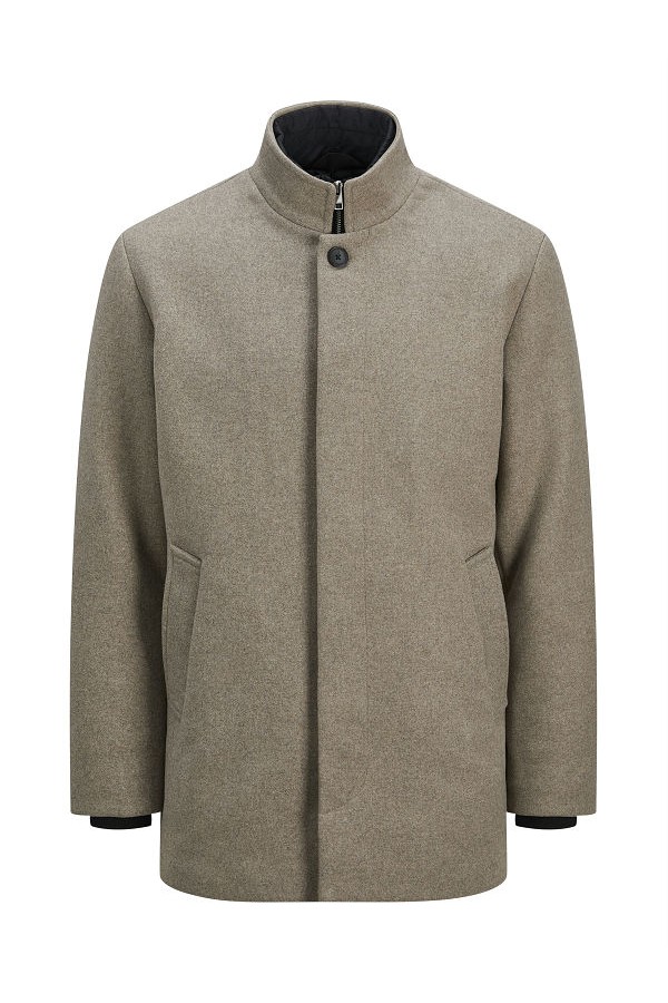 JJEHARRISON WOOL BLEND JACKET SN - ΜΠΕΖ