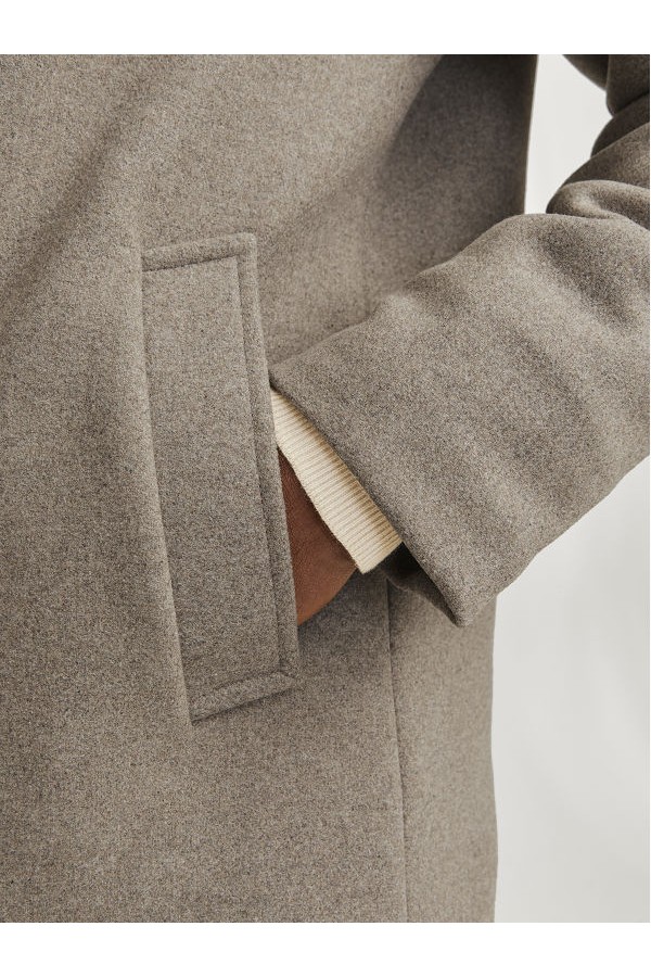 JJEHARRISON WOOL BLEND JACKET SN - ΜΠΕΖ