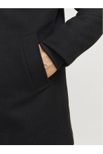 JJEHARRISON WOOL BLEND JACKET SN - ΜΑΥΡΟ