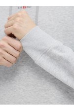 JREBJEANS REBEL PRINT SWEAT HOOD NOOS - ΓΚΡΙ