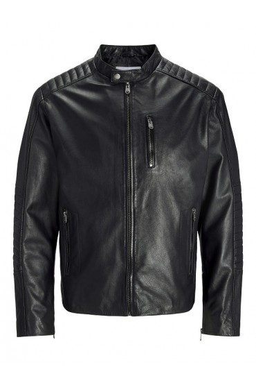 JJELIAM LAMB LEATHER JACKET NOOS - ΜΑΥΡΟ