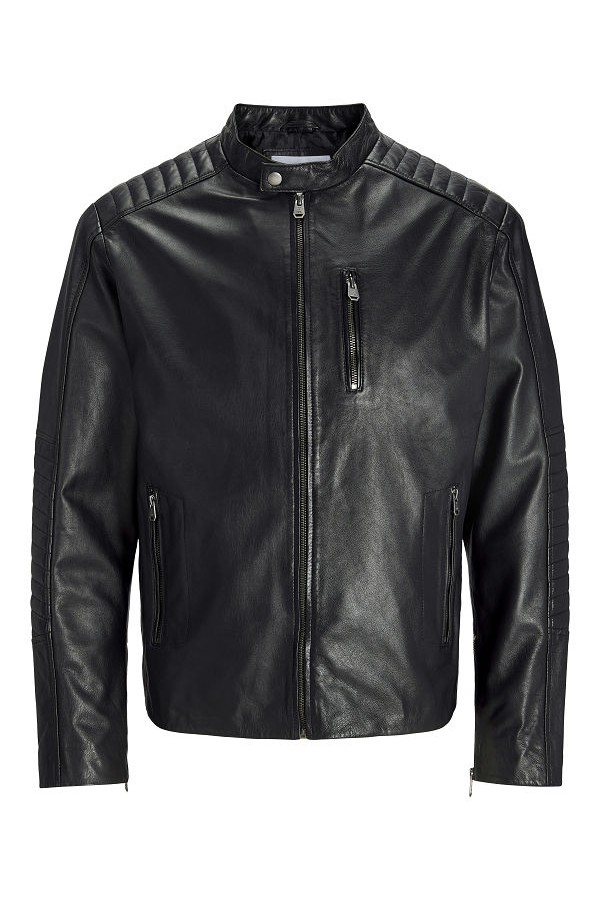 JJELIAM LAMB LEATHER JACKET NOOS - ΜΑΥΡΟ