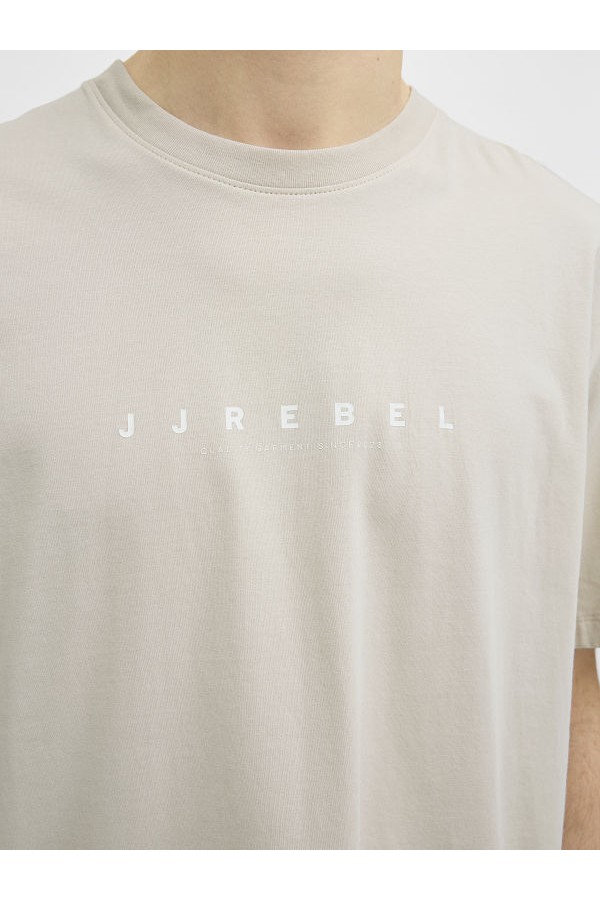 JREBROCKY LOGO TEE SS CREW NECK SN - ΜΠΕΖ