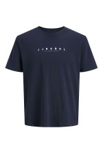JREBROCKY LOGO TEE SS CREW NECK SN - ΜΠΛΕ